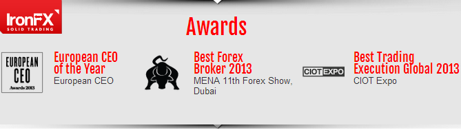 ironfx awards